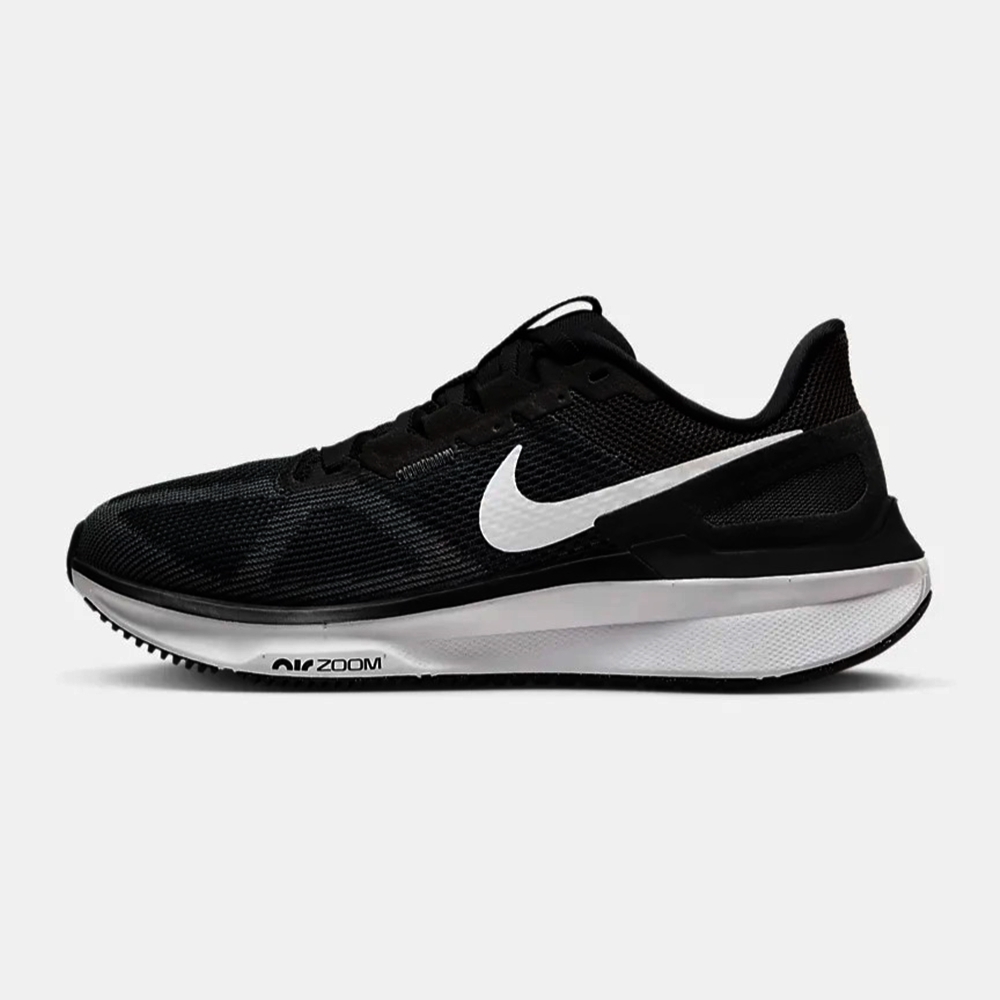 NIKE AIR ZOOM STRUCTURE 25 女慢跑鞋-黑白-DJ7884001