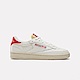 Reebok Club C 85 Vintage [100074233] 女 休閒鞋 經典 復古 網球鞋 皮革 米 紅 product thumbnail 1