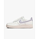 NIKE WMNS AIR FORCE 1 07 ESS 女休閒運動鞋-白紫-DV7470100 product thumbnail 1