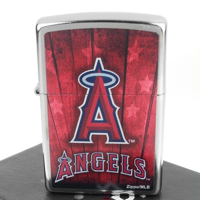 ZIPPO 美系~MLB美國職棒大聯盟-美聯-Los Angeles Angels洛杉磯天使隊