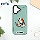 TRON iPhone 16 小動物不想上班 兔狗貓 防摔太空載具殼 透白 軟硬 手機殼 product thumbnail 13