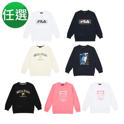 FILA KIDS  童長袖圓領T恤 任選