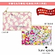 展示品近全新 美國 Kate Spade 彩繪花系列筆袋/收納袋(內附文具組)-兩款可選 product thumbnail 1