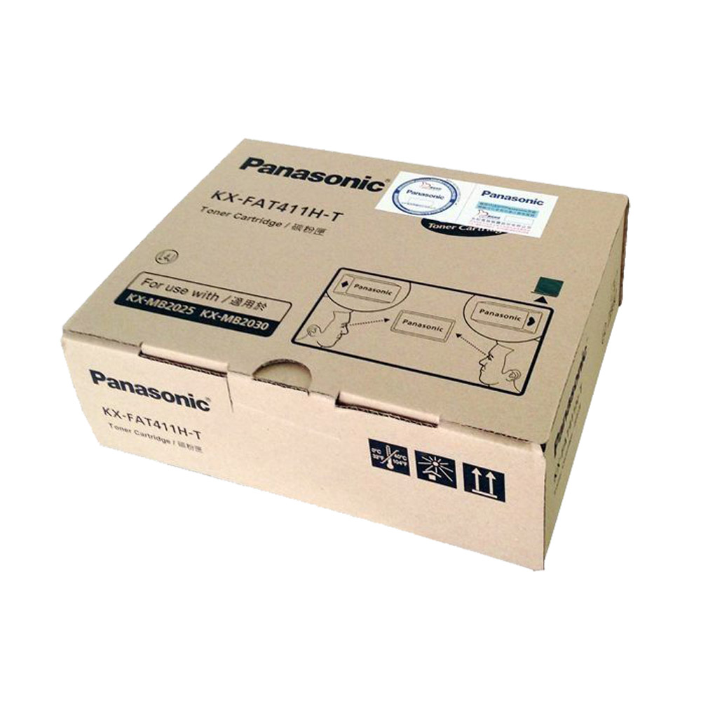 國際牌 PANASONIC KX-FAT411H-T 傳真機雷射黑色碳粉匣 三入裝