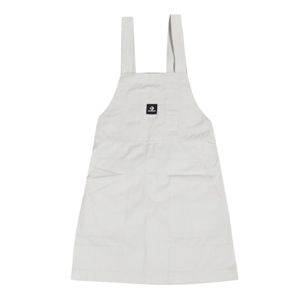 CONVERSE APRON WOVEN DRESS 吊帶裙 短裙 女 米白色 10023203-A02