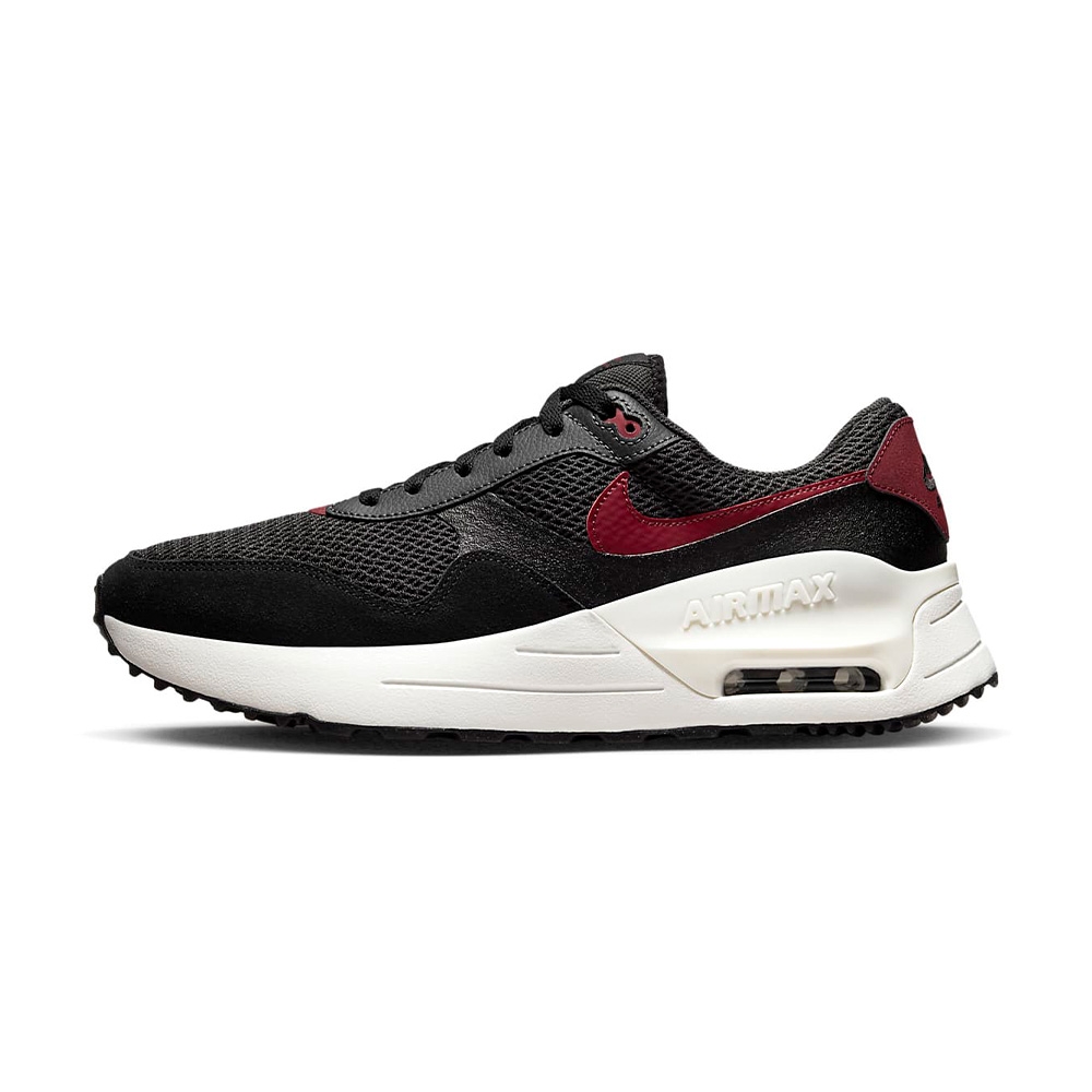 Nike Air Max Systm 男鞋 黑白紅色 氣墊 經典 緩震 運動 休閒鞋 DM9537-003