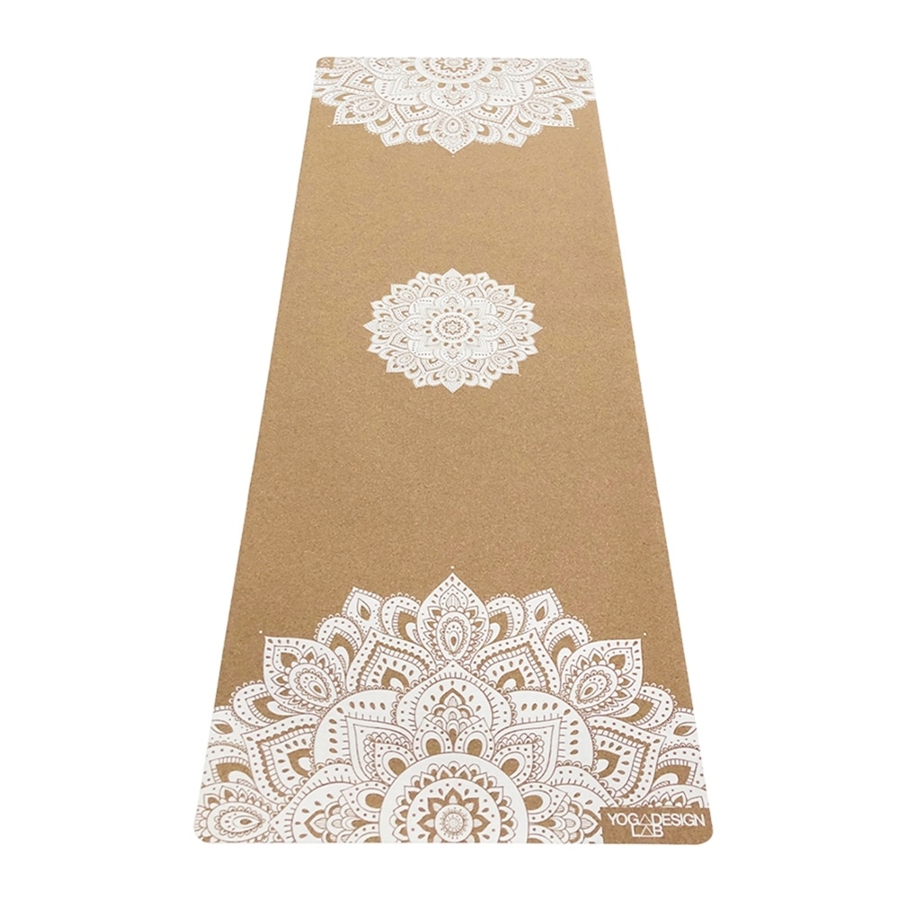 【Yoga Design Lab】Cork Mat 軟木瑜珈墊 3.5mm – Mandala White (軟木瑜珈墊)