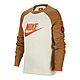 Nike B NSW Outdoor FLC Crew 大童 咖色 休閒 運動 上衣 長袖 FV3999-020 product thumbnail 1