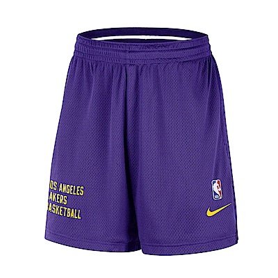 Nike AS LAL MNK OPENHOLE MSH SHR [DX9700-504] 男 籃球褲 NBA 湖人 紫