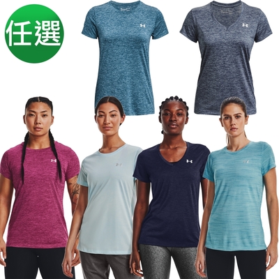 【UNDER ARMOUR】UA 女 Tech 短T-Shirt 多款任選