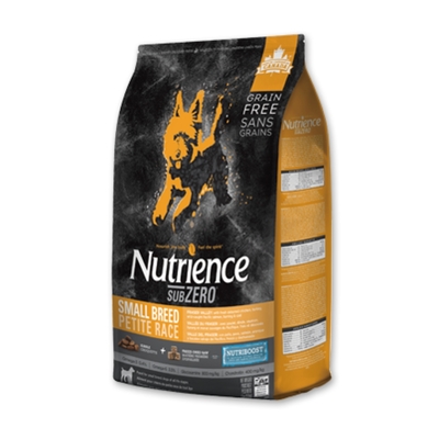 Nutrience 紐崔斯 SUBZERO 黑鑽頂極無穀小型犬糧+營養凍乾 火雞肉+雞肉+鮭魚 2.27kg