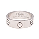 Cartier 卡地亞經典LOVE RING 18K白K金婚戒 product thumbnail 1