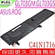 ASUS GL703 C41N1716 電池適用 華碩 ROG GL703GM GL703GS GL703G S7BS-8750 C41PqCH C41PqPH 0B200-027700 product thumbnail 1