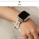 Apple watch通用錶帶 Series 9/8/7/6/5/4/3/2/1/SE/Ultra 輕奢圓潤珍珠飾品錶帶 product thumbnail 1