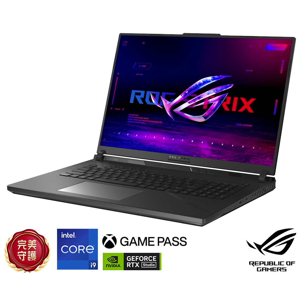 ASUS G834JZR 18吋2K電競筆電 (i9-14900HX/RTX4080/32G/1TB SSD/ROG Strix SCAR 18)