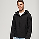 SUPERDRY 男裝 長袖外套 防風保暖 Hooded Soft Shell 黑 product thumbnail 1