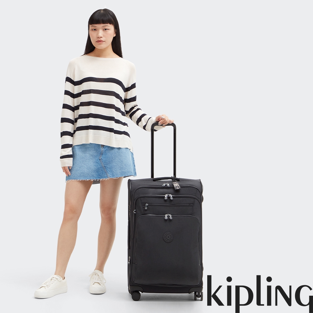 Kipling 午夜星空黑25吋多袋收納行李箱-NEW YOURI SPIN M