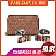 展示品PAUL SMITH字母LOGO搭配條紋方牌造型袖扣(銀x多色)+MICHAEL KORS product thumbnail 1