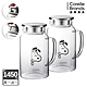 【美國康寧】(買1送1) PYREX SNOOPY黑白復刻耐熱玻璃壺1450ml product thumbnail 1