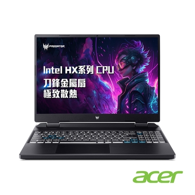 Acer 宏碁 Predator Helios Neo PHN16-71-91QX 16吋電競筆電(i9-13900HX/16G/1TB SSD/RTX4060/Win11)