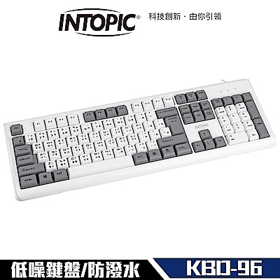 INTOPIC 廣鼎 有線 雙色鍵帽 鍵盤滑鼠組 (KBD-96+MS-101) product thumbnail 3