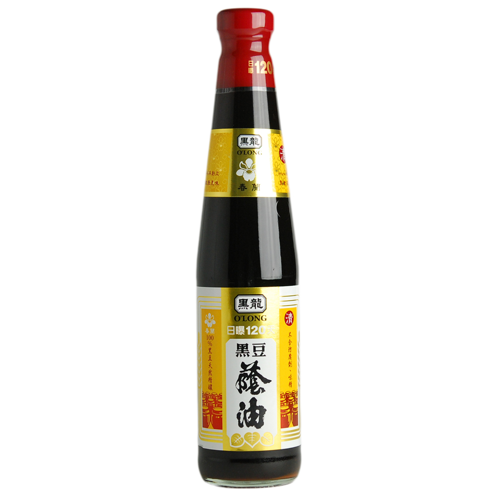 龍 春蘭黑豆蔭油-清油(400ml)(活動)