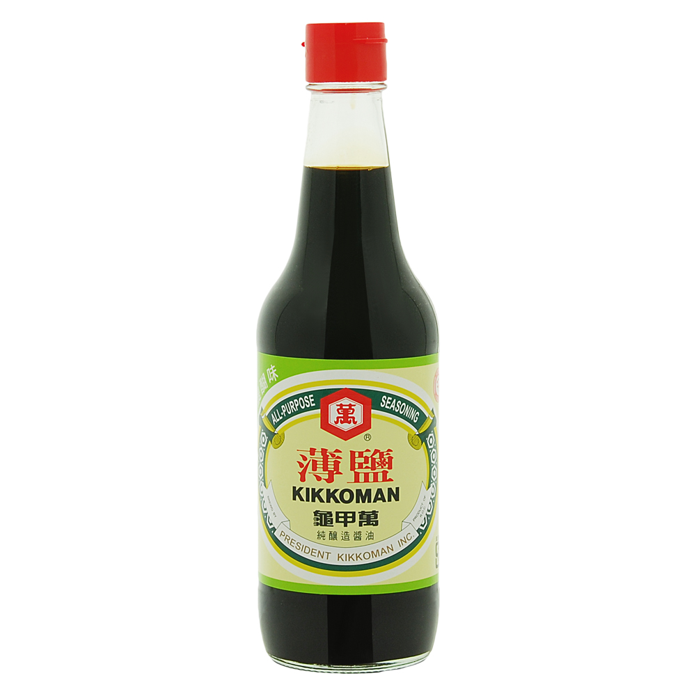 龜甲萬 薄鹽醬油(500ml)(活動)
