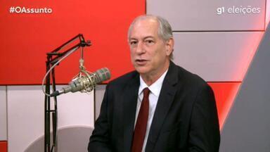 Entrevista com Ciro Gomes, do PDT - 13/06/2022 - Pré-candidatos à Presidência da República frente a frente com Renata Lo Prete, apresentadora do podcast ‘O Assunto’, em entrevistas com uma hora e meia de duração.