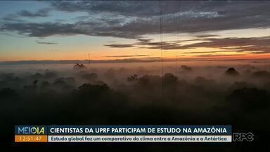 Cientistas da UPRF participam de estudo na Amazônia - Estudo global faz um comparativo do clima entre a Amazônia e a Antártica.