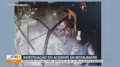 Motorista de carro que invadiu restaurante deve ser ouvida pela Polícia Civil, em Goiânia - Ela deve ser ouvida na próxima terça-feira.