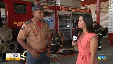 Corpo de Bombeiros define novas ações de prevenção contra incêndios - Repórter Nice Ribeiro fala sobre o assunto na manhã desta terça-feira (23) no Bom Dia Mirante.