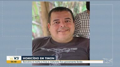 Bancário é assassinado a tiros em Timon - Repórter Leonardo Costa fala sobre o assunto na manhã desta sexta-feira (10) no Bom Dia Mirante.