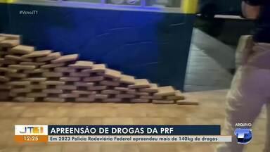 PRF divulga balanço de apreensões de drogas em Santarém em 2023 - Confira a seguir.