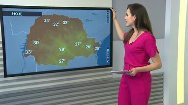 Previsão do Tempo: Semana começa com solão no Oeste - Já no Leste do Estado, chuva volta a tarde em forma de pancadas isoladas