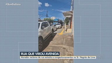 Morador reclama de falta de sossego após rua estreita ser transformada em avenida - Residente da Rua Lauro Jacques no Setor Negrão de Lima grava vídeo denunciando problemas.