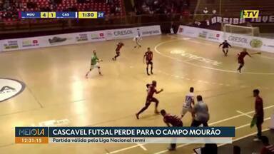 FC Cascavel empata com Cianorte pela série D - No futsal, o time feminino ganhou já o masculino perdeu para o Campo Mourão