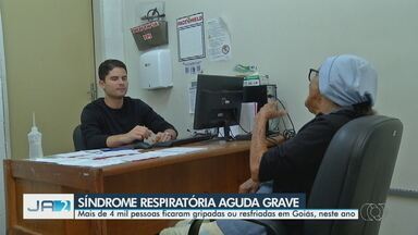 Mais de 4 mil pessoas ficaram gripadas ou resfriadas em Goiás, neste ano - Mais de 350 morreram por síndrome respiratória aguda.