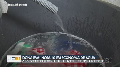 Costureira dá dicas de como não desperdiçar água em casa - Ela explica como limpar a casa, lavar roupa, molhar as plantas e ainda economizar água.