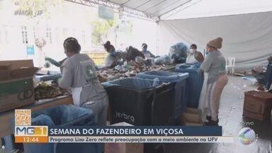 Semana do Fazendeiro é realizada em Viçosa - Evento vai até sexta-feira (20), no campus da UFV, com programação que une pesquisas e extensão.