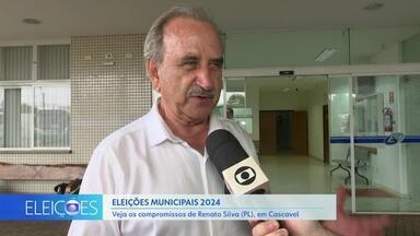 Eleições 2024: veja os compromissos do candidato Renato Silva (PL), em Cascavel - RPC acompanha o dia a dia dos candidatos à Prefeitura de Cascavel