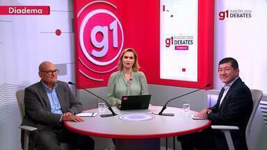 Eleições municipais Diadema: Filippi (PT) e Taka Yamauchi (MDB) fazem debate; Veja íntegra - Candidatos participaram do debate do segundo turno promovido pelo g1 nesta terça-feira (15).