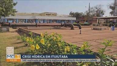 Superintendência de Água e Esgotos de Ituiutaba faz obras para melhorar a captação de água - A volta do período chuvoso traz a expectativa do fim do rodízio no abastecimento de água da cidade.