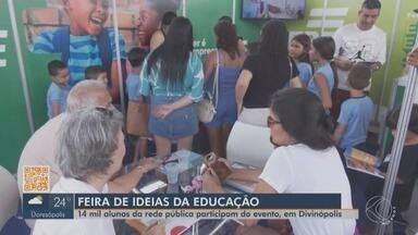 Alunos da rede pública de Divinópolis participam da Feira de Ideias da Educação - Iniciativa, que faz parte do projeto 'Minha cidade lê', aconteceu no último sábado (26).