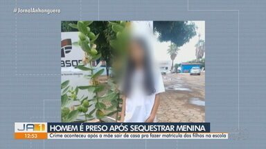 Homem é preso suspeito de sequestrar e estuprar criança em Anicuns - Crime aconteceu após a mãe sair de casa pra fazer matrícula dos filhos na escola.