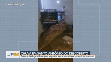 Morador diz que perdeu tudo com alagamento em Santo Antônio do Descoberto - Região sofre com as fortes chuvas.