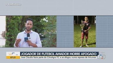 Jogador de futebol amador morreu afogado em uma represa - O caso aconteceu na zona rural de Inhumas.