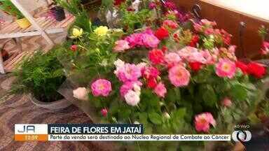 Jataí recebe feira de flores com centenas de espécies - Parte da venda será destinado ao Núcleo Regional de Combate ao Câncer.