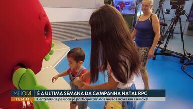 Natal RPC fez arrecadações na emissora e também em shopping de Cascavel - A arrecadação de brinquedos novos e usados é em parceria com o Sesc e segue até o dia 21 de dezembro.