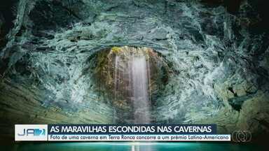 Foto de caverna em Terra Ronca concorre a um prêmio Latino-Americano - Imagem foi registrada por Alexandre Lobo, que é espeleólogo.