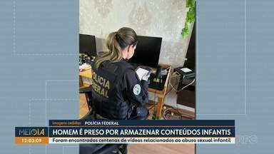 Homem é preso por armazenar conteúdos sexuais infantis - Foram encontrados centenas de vídeos relacionados ao abuso sexual infantil.